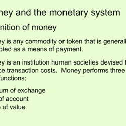 Chapter 8 money in review