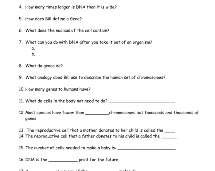 Cracking your genetic code worksheet