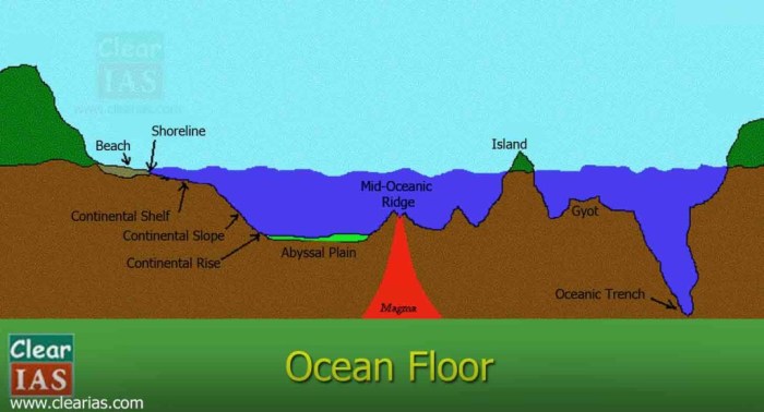 Relief oceanic geography trench trenches plain abyssal continental dasar labeled abisal seafloor deepest topography oceans relieve oceanography layers narrow basins