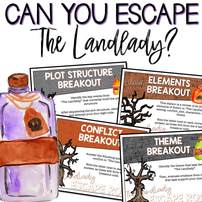 The landlady escape room answer key