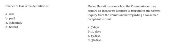 Hawaii insurance license exam prep