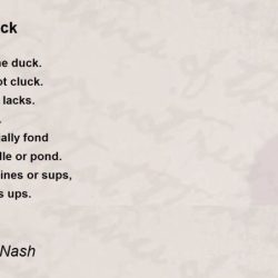 Poem when father carves the duck