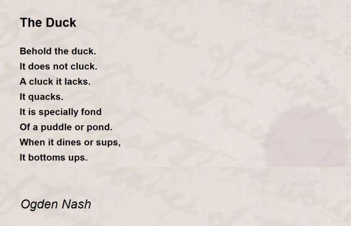 Poem when father carves the duck